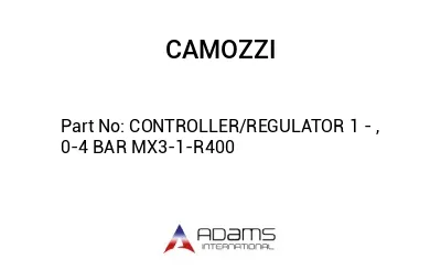 CONTROLLER/REGULATOR 1 - , 0-4 BAR MX3-1-R400