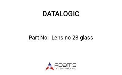  Lens no 28 glass