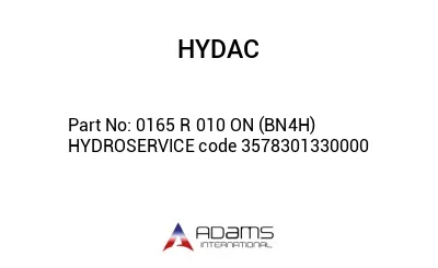 0165 R 010 ON (BN4H) HYDROSERVICE code 3578301330000