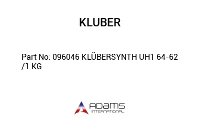 096046 KLÜBERSYNTH UH1 64-62 /1 KG