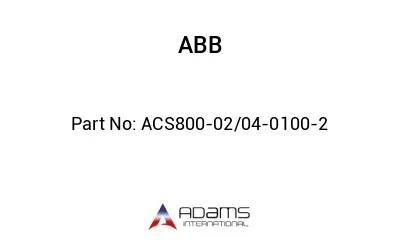 ACS800-02/04-0100-2