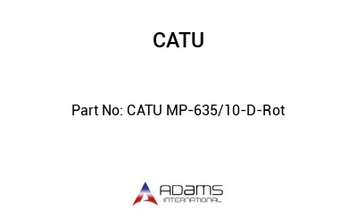 CATU MP-635/10-D-Rot