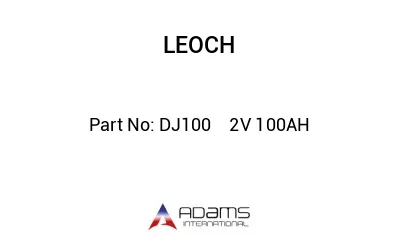 DJ100    2V 100AH