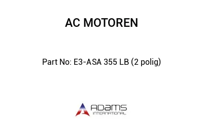 E3-ASA 355 LB (2 polig)
