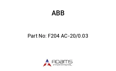 F204 AC-20/0.03