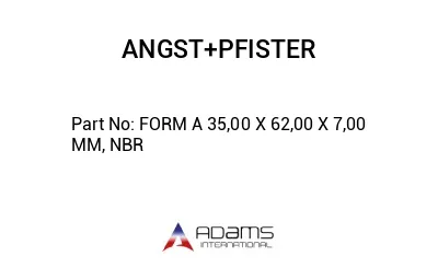 FORM A 35,00 X 62,00 X 7,00 MM, NBR