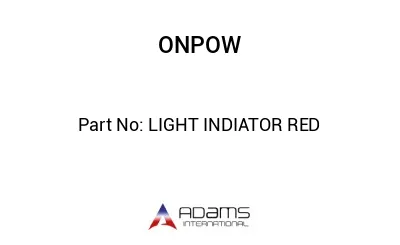 LIGHT INDIATOR RED