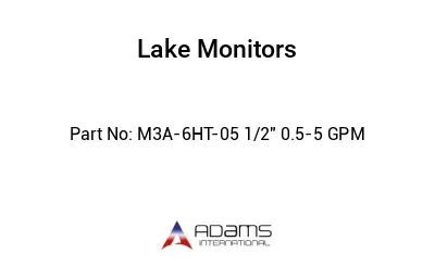 M3A-6HT-05 1/2" 0.5-5 GPM