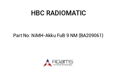 NiMH-Akku FuB 9 NM (BA209061)