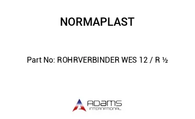 ROHRVERBINDER WES 12 / R ½