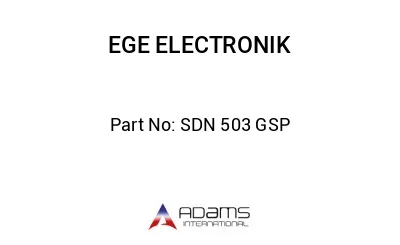 SDN 503 GSP