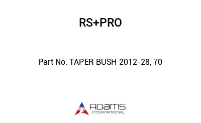 TAPER BUSH 2012-28, 70